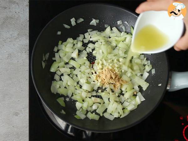Экспресс-карри из креветок с кокосовым молоком - Подготовка этап 1